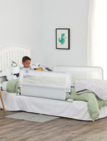 Child reads behind the HideAway Double Sided Bed Rail