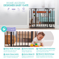home accent designer gate features