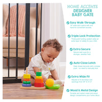 home accent designer gate features