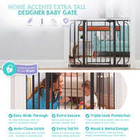 home accent designer gate features
