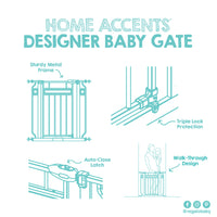 home accent designer gate features