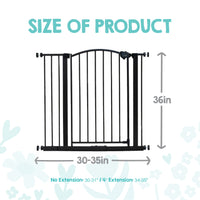 safety gate dimensions