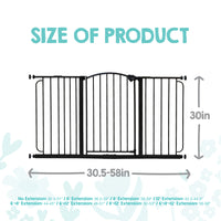 home accents super wide safety gate dimensions