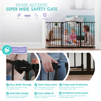 home accents super wide safety gate features