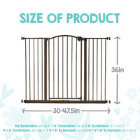 arched decor gate dimensions