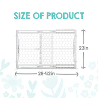 Plastic gate dimensions