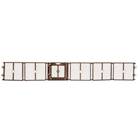 2-in-1 plastic gate white background