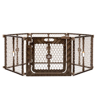 2-in-1 plastic gate white background