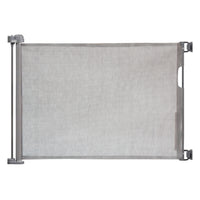 retractable safety gate on white background