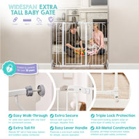 widespan extra tall safety gate features