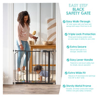 easy step safety gate features