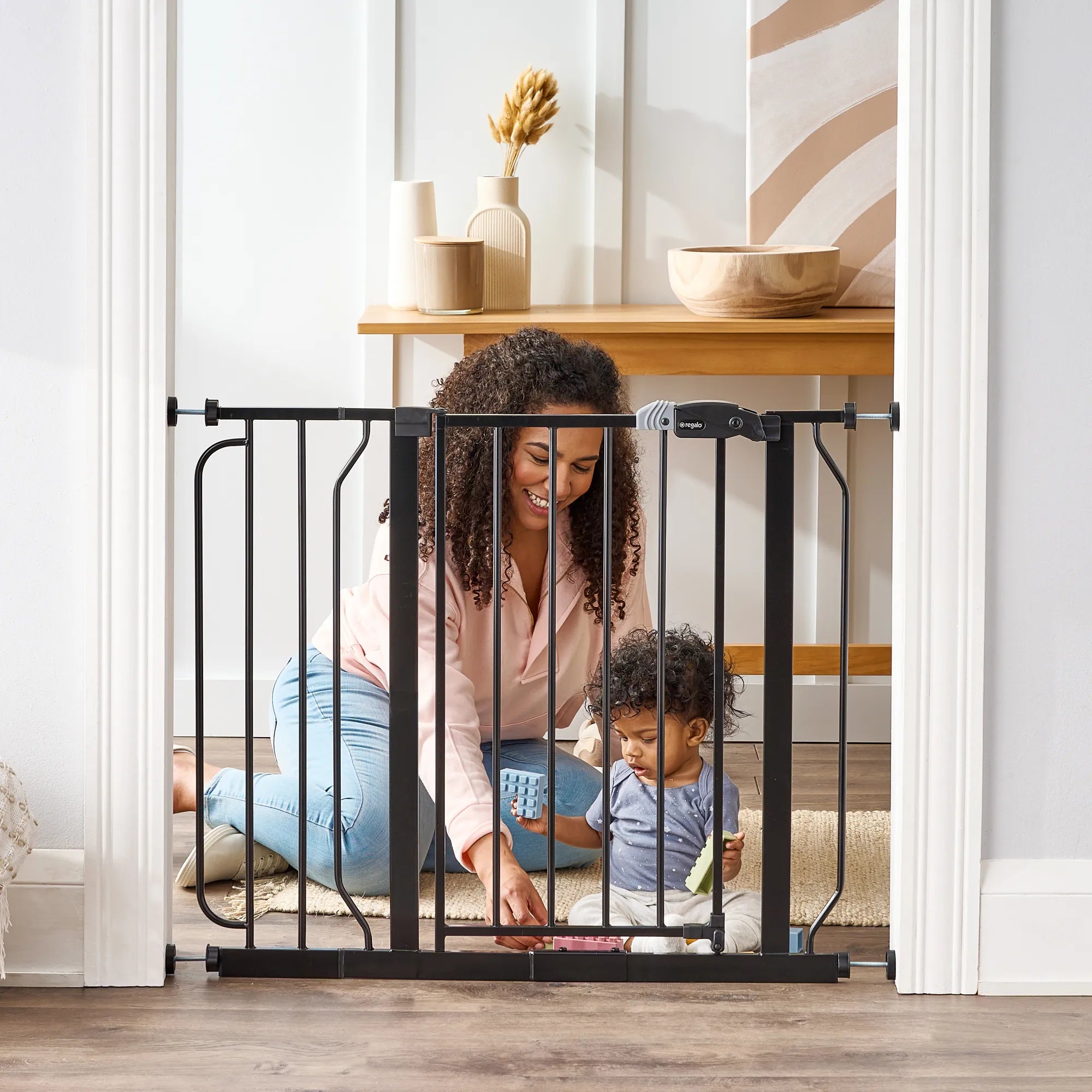 Easy Step Black Safety Gate