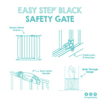 easy step safety gate features