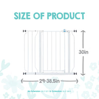 extra wide safety gate dimensions