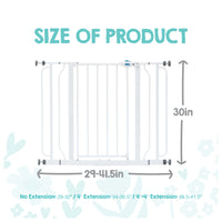 wall safe extra wide safety gate dimensions