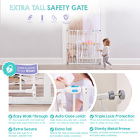 extra tall safety gate features