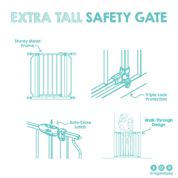 evenflo easy swing gate instruction manual Extra Tall Safety Gate