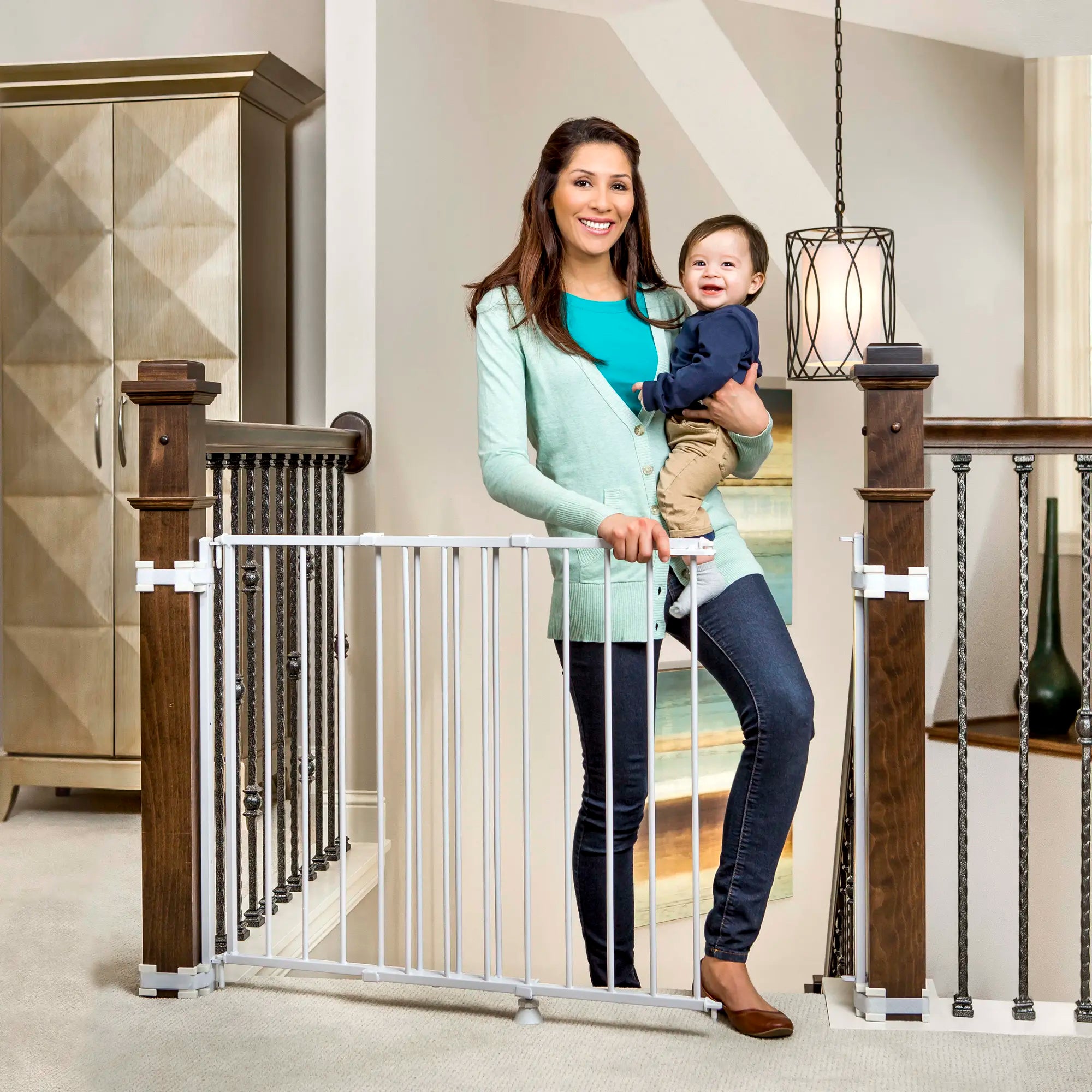 summer infant top of stairs gate Top of Stairs Baby Gate
