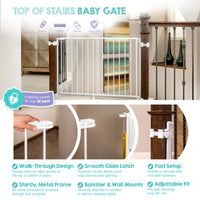 top of stair gate features