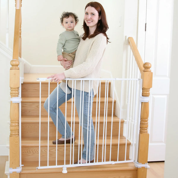 summer infant metal banister & stair gate Extra Tall Top of Stairs Baby Gate