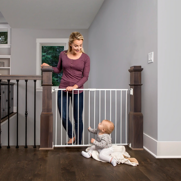 Top of Stair Baby Gate - Hardware Mounted | Regalo Baby