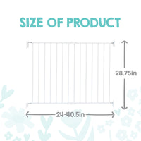 top of stair gate dimensions