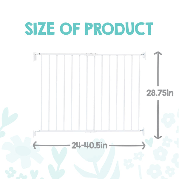 summer infant wood and metal walk-thru gate instructions Top of Stair Baby Gate - Hardware Mounted
