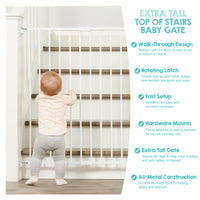 top of stairs features