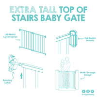 top of stairs features