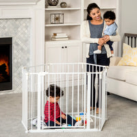 2 in 1 Super Wide Safety Gate and Play Yard