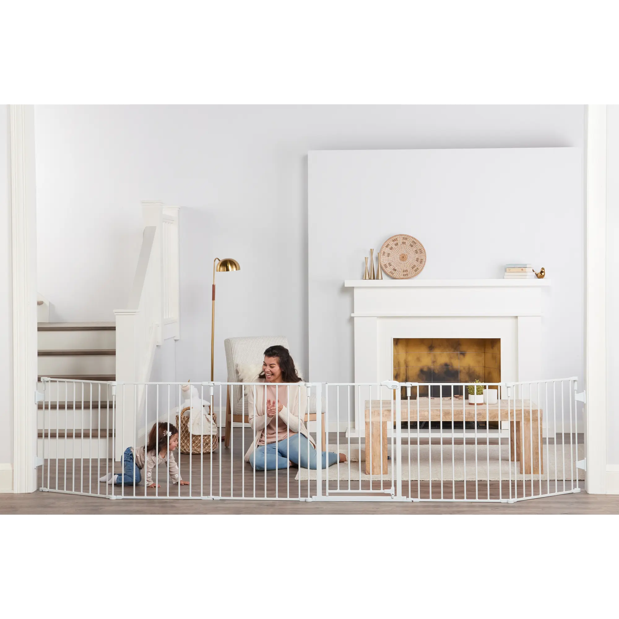 2 in 1 Super Wide Safety Gate and Play Yard