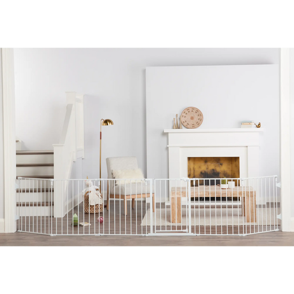 Regalo Super Wide Baby Gate and Playard - White