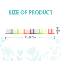 2-in-1 Plastic Play Yard and Safety Gate dimensions