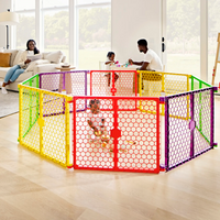 XL 2-in-1 Play Yard & Safety Gates - Multi-Color