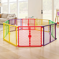 XL 2-in-1 Play Yard & Safety Gates - Multi-Color