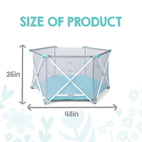 summer infant pop n play dimensions 6-Panel My Play® Portable Play Yard