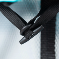 Close-up of canopy strap