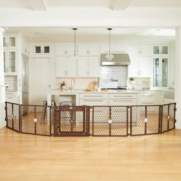 Bronze Extra Tall Arched Decor Safety Gate | Regalo Baby