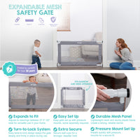 expandable mesh gate features