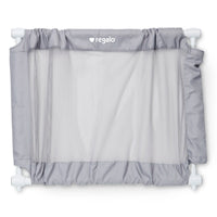 small expandable gate on white background