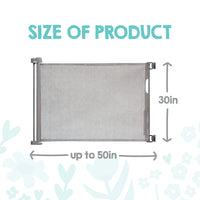 retractable safety gate dimensions
