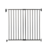 top of stair gate white background