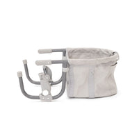 hook-on high chair on white background