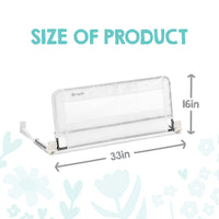 crib rail dimensions