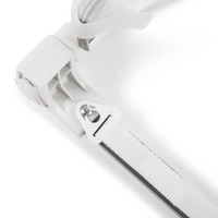close-up of strap locked in