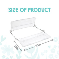 swing down bed rail dimensions