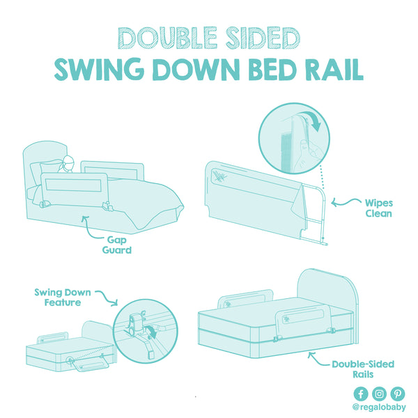 summer infant double bed rail instructions Double Sided Swing Down Bed Rail