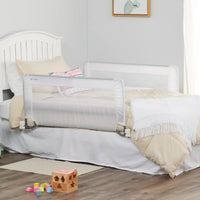 Bed rails on bed