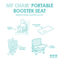 my chair portable booster seat features