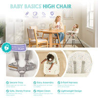 Baby Basics High Chair features